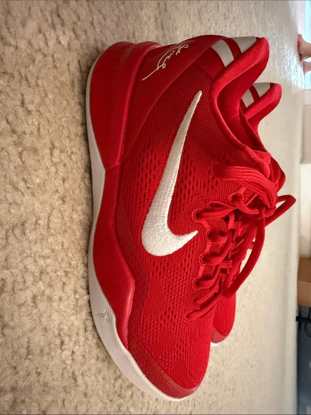 Kobe Bryant Logo Red Basketball Sneakers